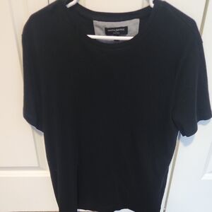 Banana Republic Men's Black Short-Sleeve Crew T-Shirt